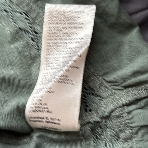 COPY - Free People NWT Fall in Love Tee  Washed Army Green Sz L Ret $78 - Picture 9 of 9